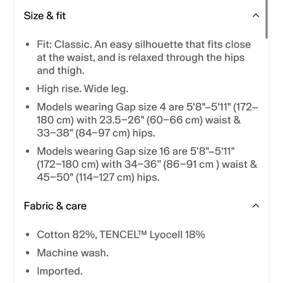 Gap × DÔEN High Rise Pleated Trousers in New Off White | 16 | NWT - Picture 16 of 16